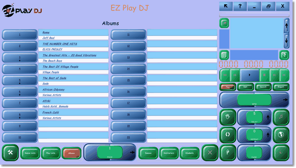 Album organization skin